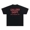 Vintage High Street T-Shirt Galerie Bedrucktes Hemd Mode Buchstaben Bedrucktes T-Shirt Lässiges Rundhals-T-Shirt Grafische T-Shirts