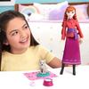 Mattel Disney Frozen Arendelle Animals Anna and the Wolf Dress-Up Doll House for Pretend Play, Ages 3 and Up, Red, JFG17
