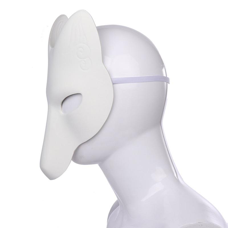 New Cosplay Mask DIY Half Face Face FoxFairy Masks For Adults Anime Mask Cosplay Anime Mask Cosplay Half Face
