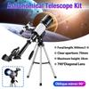 Telescopio Astronomico Monoculare Spotting Scope Professionale da Viaggio Esterno 150X con Treppiede Telescopio Spaziale Rifrattivo
