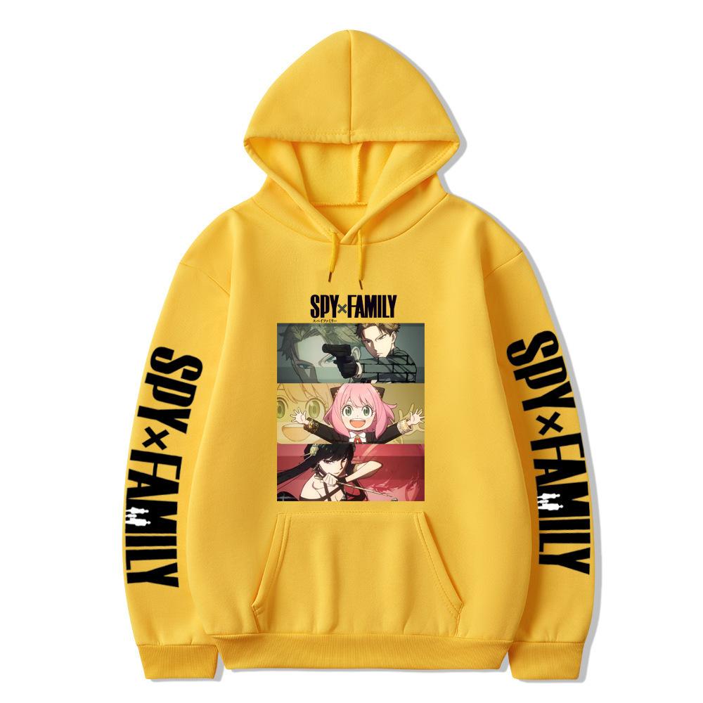 Spy × Family Anime Print Fashion Casual Hooded Sweater