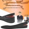 Height Boosting Sports Insoles: Shock-Absorbing, Invisible Air Cushion with Three-Layer, Four-Layer, and Half Pad Options for Men and Women