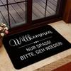 Simple "Welcome Home" Floor Mat, Anti-Slip and Washable, Home Decoration Carpets In Living Rooms, Entrances and Kitchens