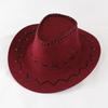 Men Cowboy Hat Simple and Fashionable European Retro Western Cowboy Hat, Suitable for Outdoor Travel, Beach Play Sun Shade Hat.