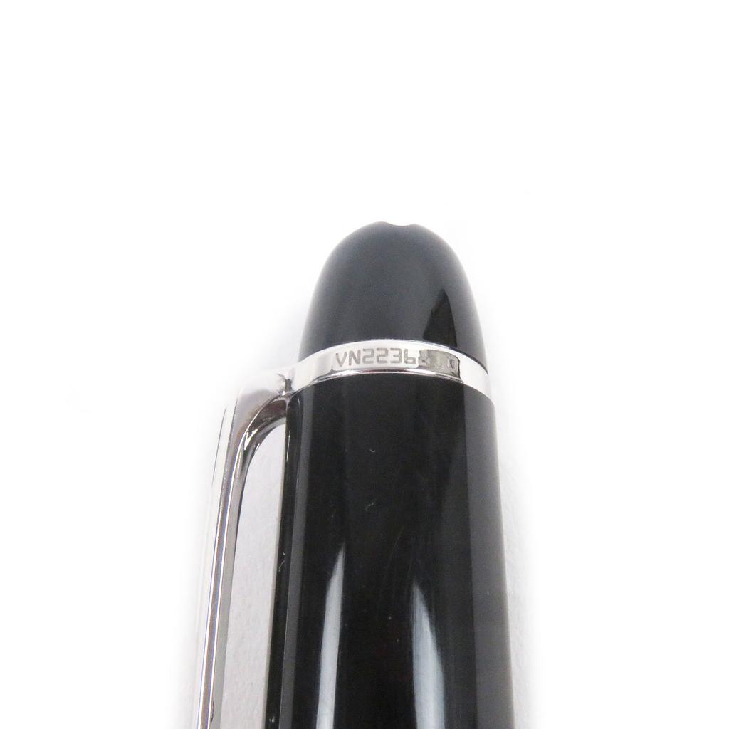 Great MONTBLANC Fountain Pen Meisterstück 145 Pix Classic Platinum Line Cap Type Used