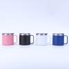 Double-layer Insulated Water Bottle Stainless Steel Thermos Cup Handle Mug  Outdoor Sports