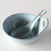 TAMAKI Hinata Tonburi (Rice Bowl), with Handle, Blue, Microwave and Dishwasher Safe, T-932186