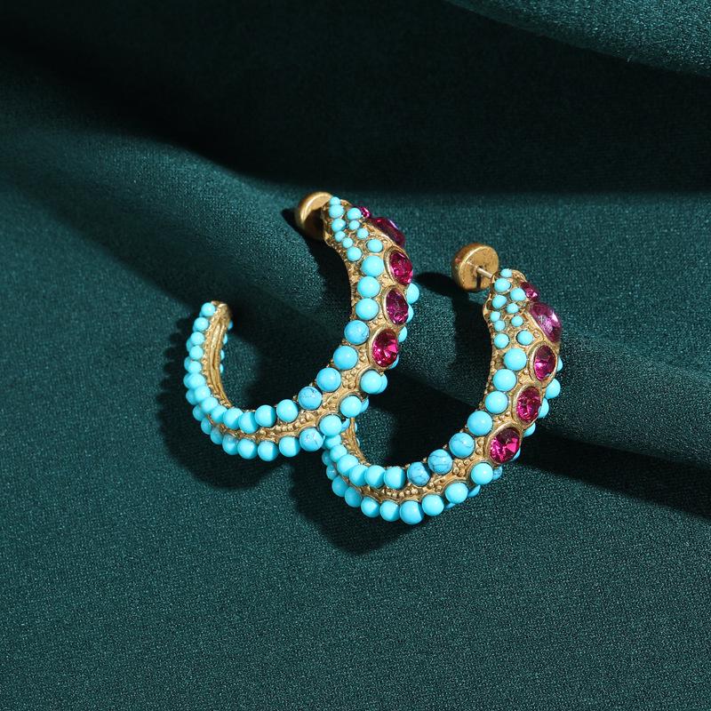 Yong Nuo Vintage Retro Jewelry: High-End, Colorfast Antique Earrings
