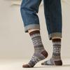 Men's Dress Socks Cotton Crew Socks 3 Pairs,Breathable and Sweat-absorbing Funky Colorful Pattern Crew Socks