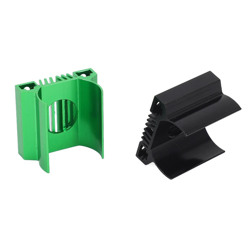 2pcs 180 Brushed Electric Motor Heat Sink Aluminum Alloy RC Electric Motor Heat Sink for Traxxas TRX4M 1/18 RC Car Truck