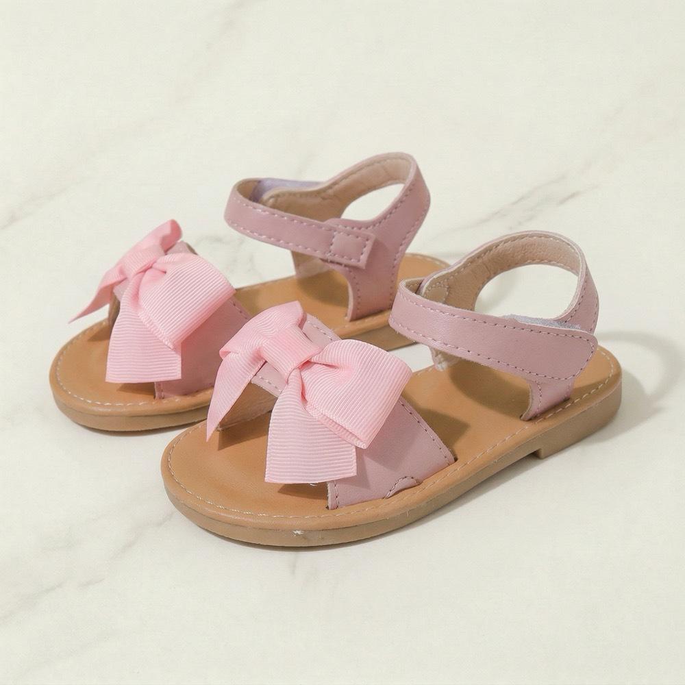 Sweet Bow Princess Flat Sandals for Girls 30 розовый
