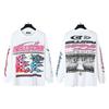 25 Frühling und Herbst Amerikanische trendige Marke Herren und Damen Paare Große Größe Lockerer Pullover Langarm T-Shirt Teenager T-Shirt