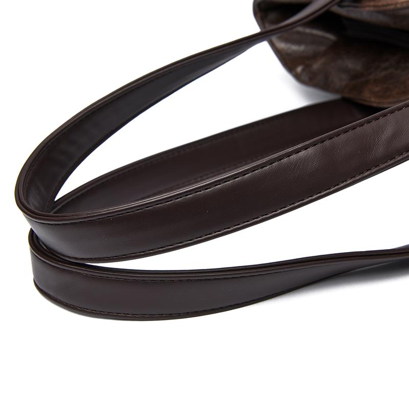 Retro Women Shoulder Bag New Large Capacity Handbags Soft Leather Crossbody Bag Ladies Bucket Bags