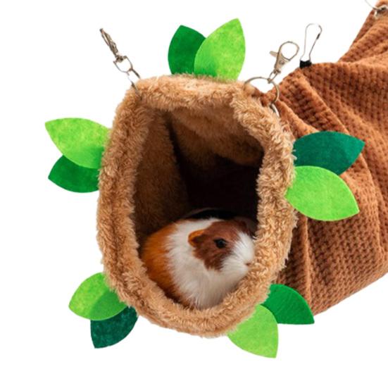 Hamster Hammock Large Space Hanging Bed Warm Hamster Guinea Pigs Sleeping Tunnel