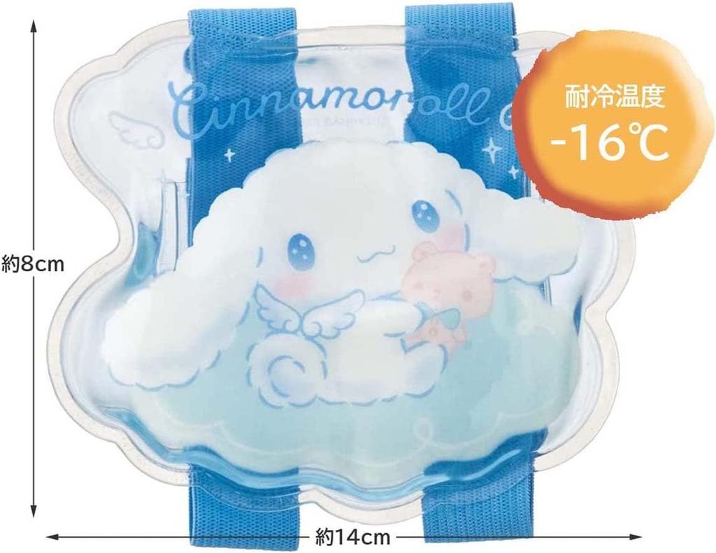 Skater Ice Pack with Starry Sanrio Belt, Cinnamoroll, Sky, Design, 14x8cm, CLBB1-A