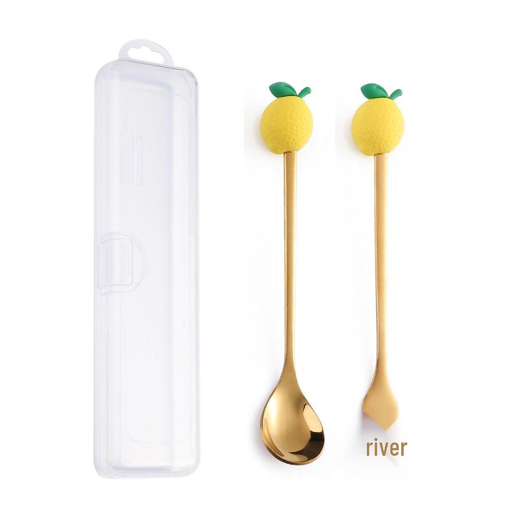 Cross-border Christmas Santa Claus Spoon Set – Cute Cartoon Coffee & Dessert Spoons, Perfect Christmas Gift.