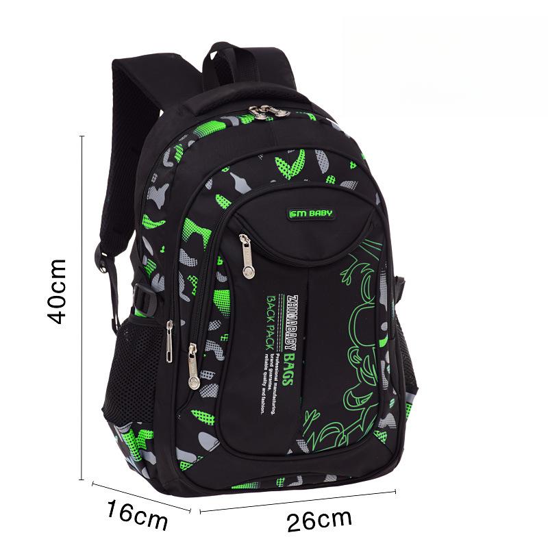 Casual Large-capacity Men's Backpacks, Lightweight and Wear-resistant Schoolbags for Primary School Students and Children