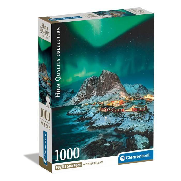 Puzzle - clementoni - îles lofoten - 1000 pièces - paysage et nature - fabriqué en italie