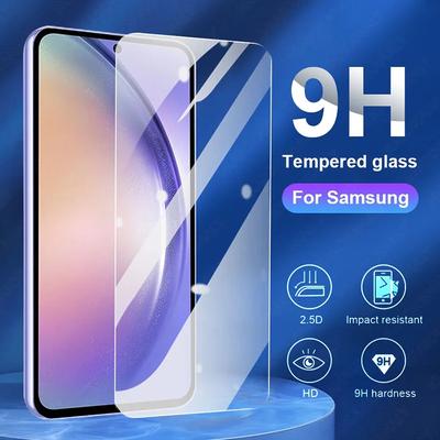 2PCS Tempered Glass For Samsung Galaxy A10 A20 A30 A50 A70 A02 A12 A11 A31 A51 A22 A32 4G 5G Full Cover Screen Protector Film