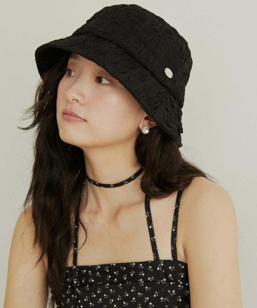 ADAUL Soft Shirring Light Bucket Hat - 2Color
