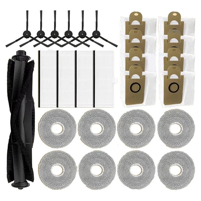 

A65T-Fit For Proscenic M9 Vacuum Parts Main Roller Side Brushes Fliter Hepa Mop Pads Cloths Dust Bag Replacement Accessories