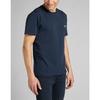 T-shirt - Lee - Patch Logo - Bleu - Coton biologique - Manches courtes