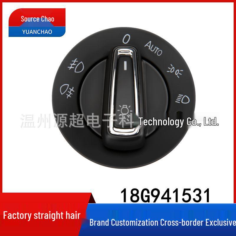 Volkswagen Bora Headlight Control Switch 18G941531 Car Accessory Source Super