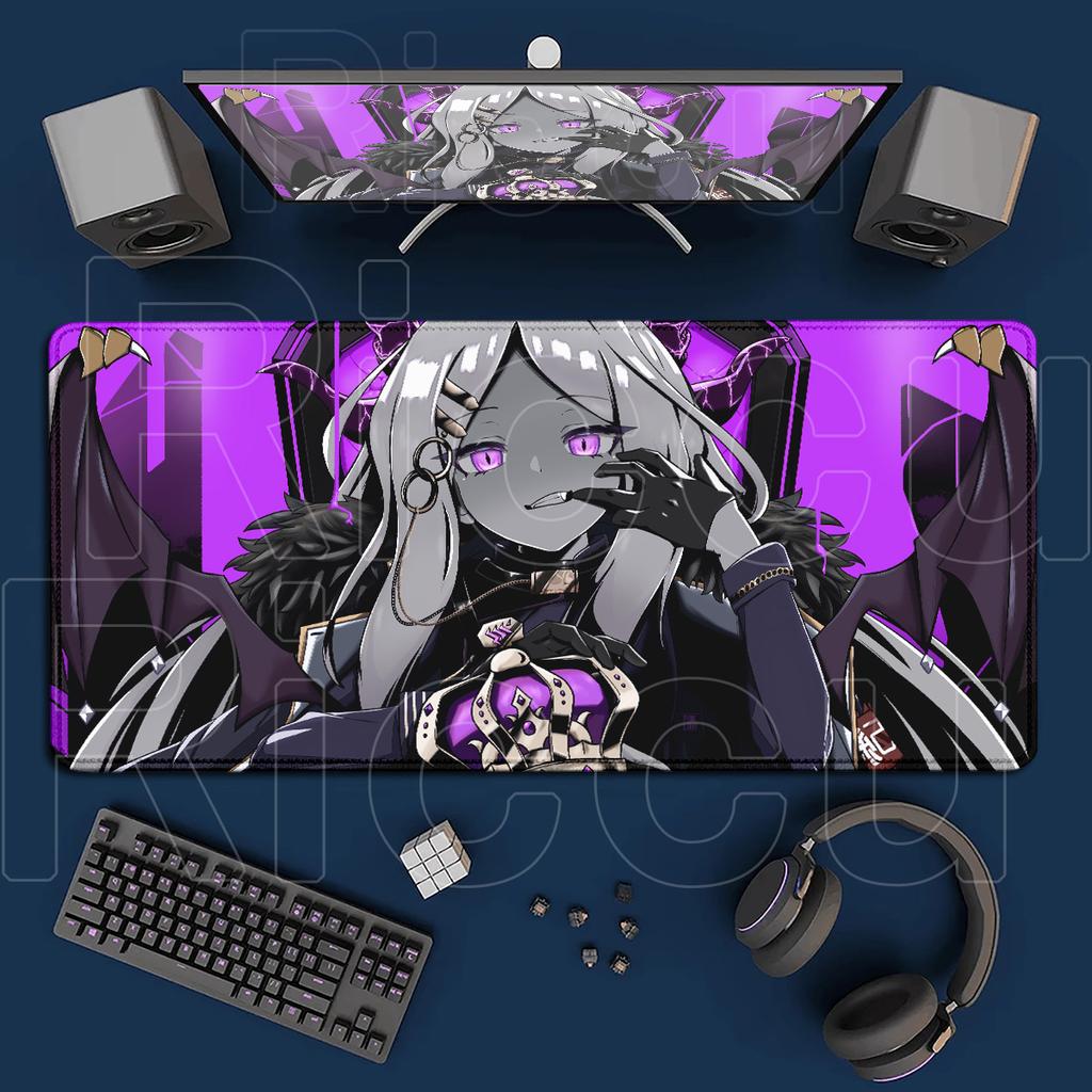Game Blue Archive Kawaii Sorasaki Hina Mousepad Non-slip Computer Keyboard Mat Large PC Rubber Accessories Office Cabinet Carpet