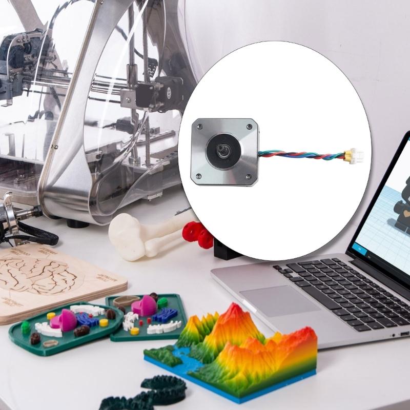 Motor 3D tiskáren krokový motor 2 fázový 1,0 A 1,8 stupně s kabelem pro MK4 3D tiskárny Extruder
