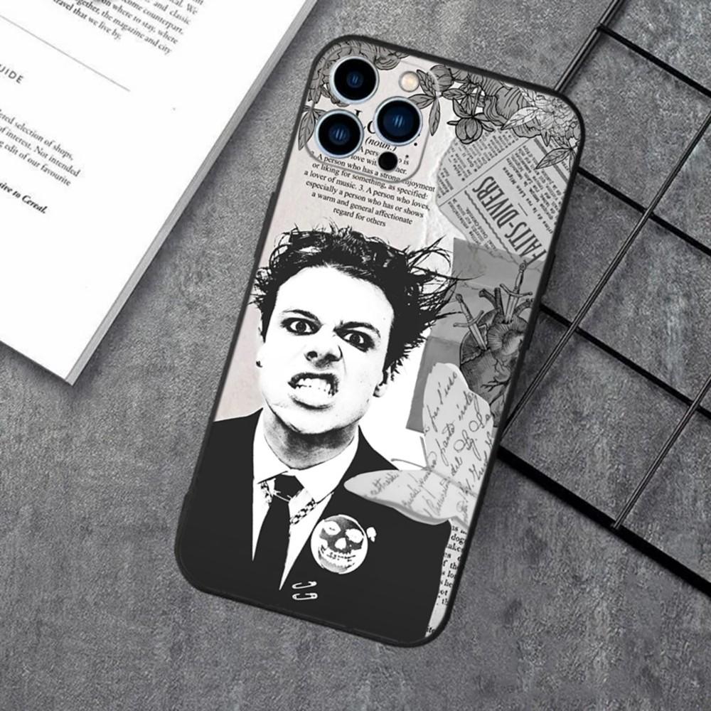 Y-Yungblud Lowlife Phone Case For Apple iPhone 15,14,13,12,11,XS,XR,X,8,7,Pro,Max,Plus,mini Silicone Black Cover