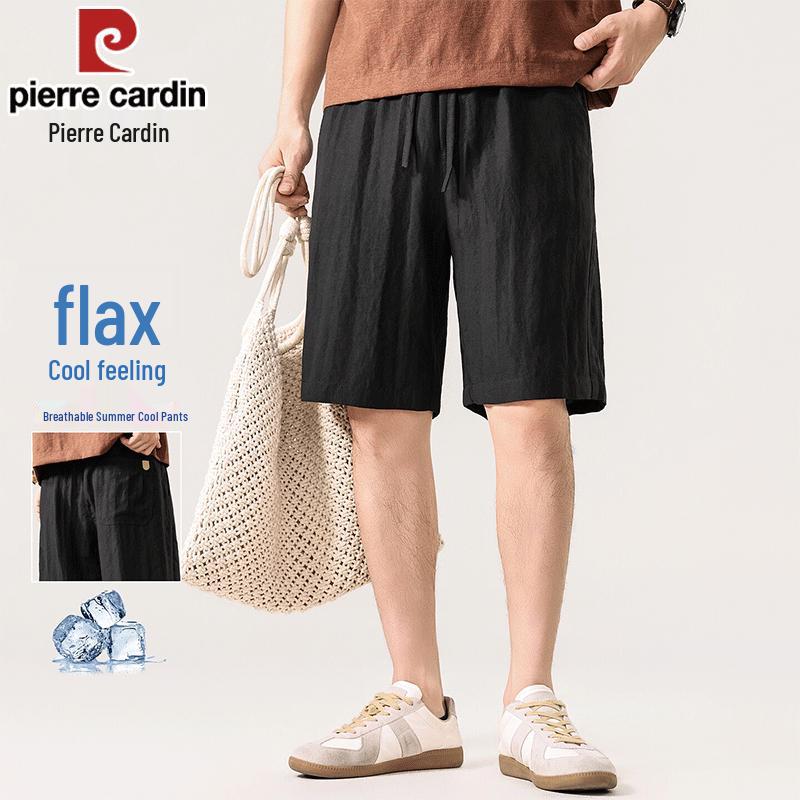 Pierre Cardin Men s Tencel Linen Blend Summer Shorts 4XL