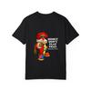Camiseta Gola Redonda Branca Personagem Palhaço e Casa Texto Don T Play That Estampa Gráfica Streetwear Casual para Homens