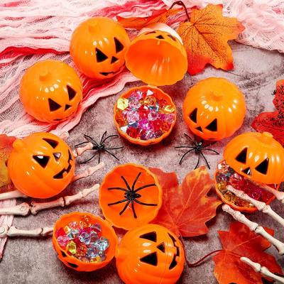 10-50PCS Fun Pumpkin Small Gift Storage Box Halloween Tricky Halloween Decoration Pinata Easter Stuff Carnival Party Favor