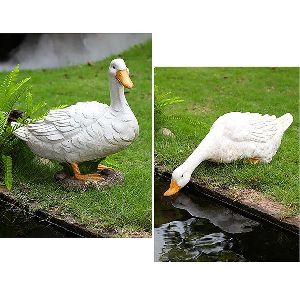 Outdoor Simulation Duck Decoration Garden Pool Water Landscape Decoration Layout Resin Decoration