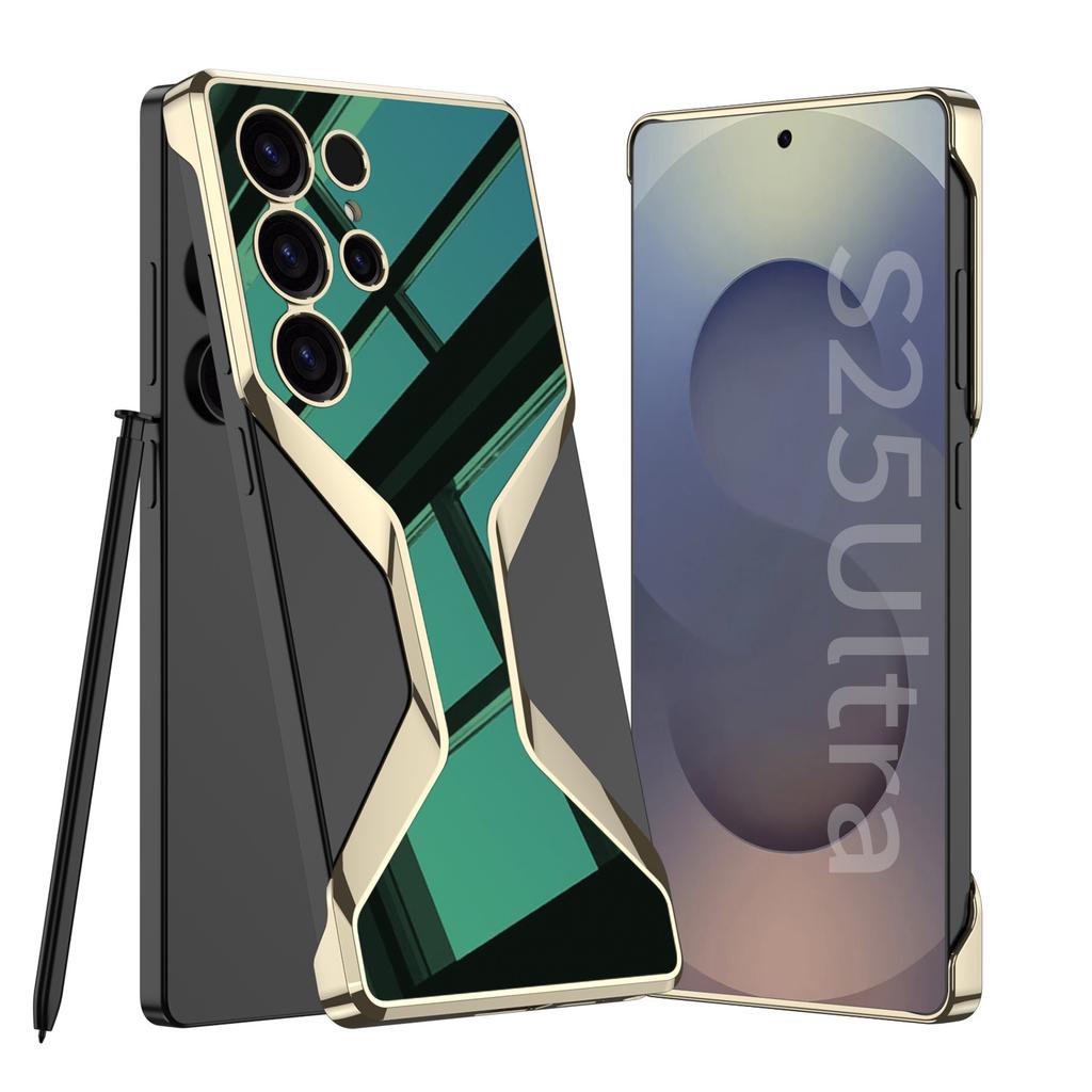 Suitable for Samsung S25U Mobile Phone Case 25u Electroplated Frameless Business Style Heat Dissipation and Fall Protection Case