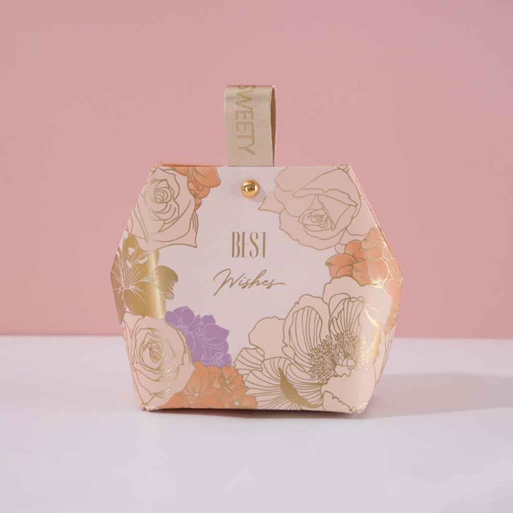 5pcs Creative New Wedding Candy Wedding Return Gift Candy Candy Bag Candy Gift Box Packaging Gift Decoration