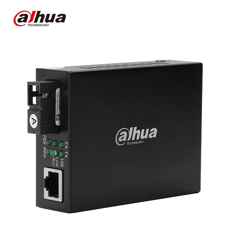 Промышленный оптоволоконный трансивер Dahua 100M, разъем CN (адаптер в комплекте)