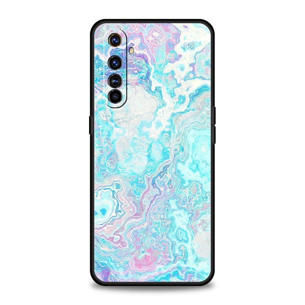 Love Marble Pattern For Realme GT Neo 2 3 Phone Case For Realme 9 8 5G 7 6 GT2 Pro Plus 9i 8i C21Y C21 C3 C11 C25 C35 Soft Cover