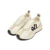 MLB Chunky Jogger Seamball Synthetic Leather Thick Sole Comfortable Non-Slip Wear-Resistant Low-Top Dad Shoes Unisex sneaker White 3ASXXB21N-50IVS