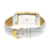 LIP T18 Churchill Diamant Gold Weißes Leder Armbanduhr 671442 Herren Unisex
