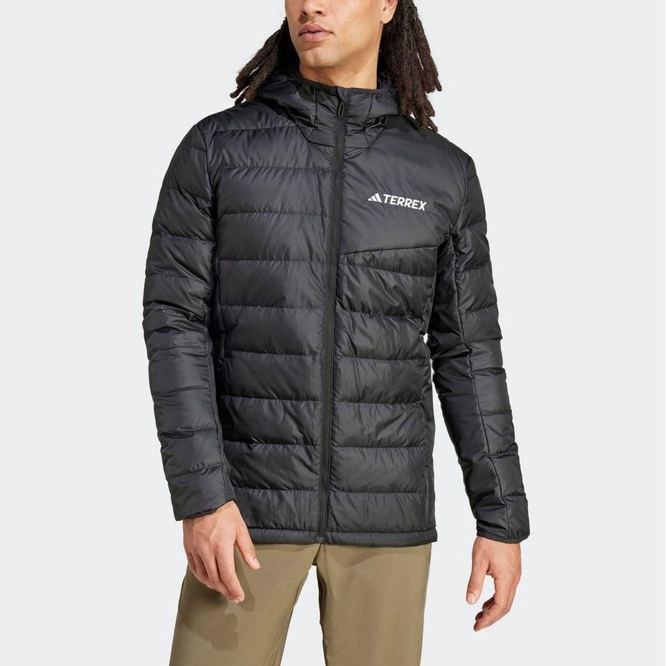 Adidas Terrex Multi Light Hooded Down Jacket Black (JE6758)