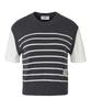 ZEROPLANET Betty Stripe Knit [Charcoal]