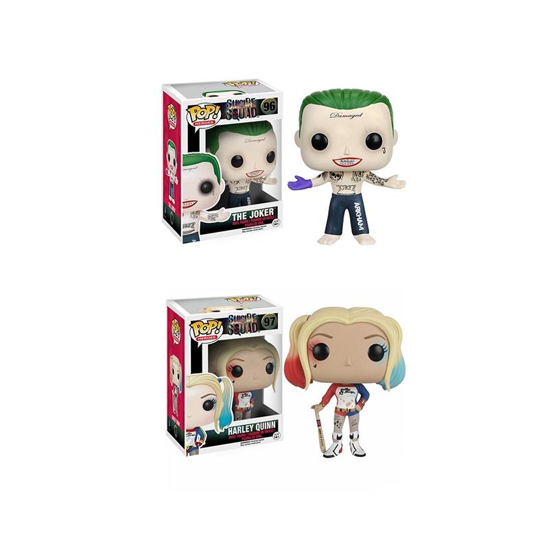 Premium Suicide Squad Joker und Harley Quinn Pop Action Figur Modell Spielzeug Sammlung