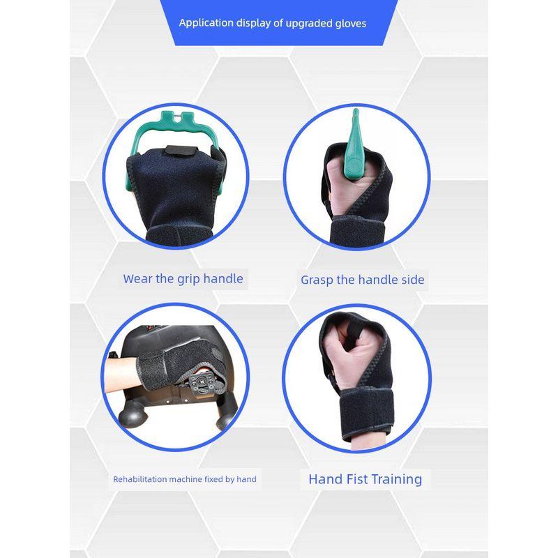Rehabilitation Training Fixed Protective Gloves Elderly Stroke Hemiplegia Exercise Upper Limb Strength Finger Grip Auxiliary Sheath