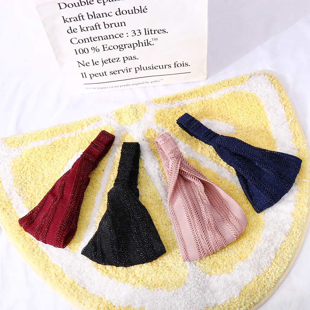 Summer Headwear Solid Color Female Hair Hoop Wide Edge Headband Headdress Korean Style Hair Band