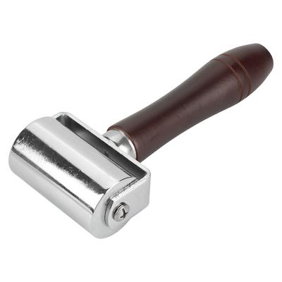 60mm Hochkohlenstoffstahl Solide Lederbearbeitungsrolle Lederhandwerk Geklebte Schicht Rollwerkzeug