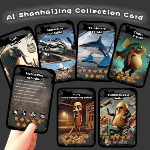 Tuntun Tun Saful Italian Brain Lot Battle Cards, Collectibles, Toys, Kids, Boys, Gifts, Blind Box, Character