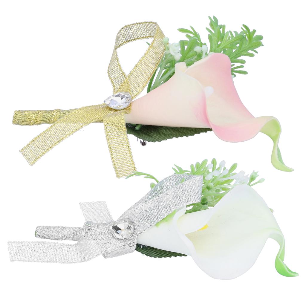 Corsaj de nuntă cu flori artificiale, broșă pentru butoniere, decorațiuni pentru nunta