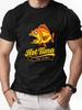 Unisex Hot Tuna Surf Fish Graphic Cotton T Shirt Crew Neck Ocean Surf Print Male Summer Short Sleeve Beach Casual Streetwear Tops