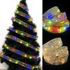 White Illuminating Warm And Colorful Led Christmas Ribbon String Lights For Trees